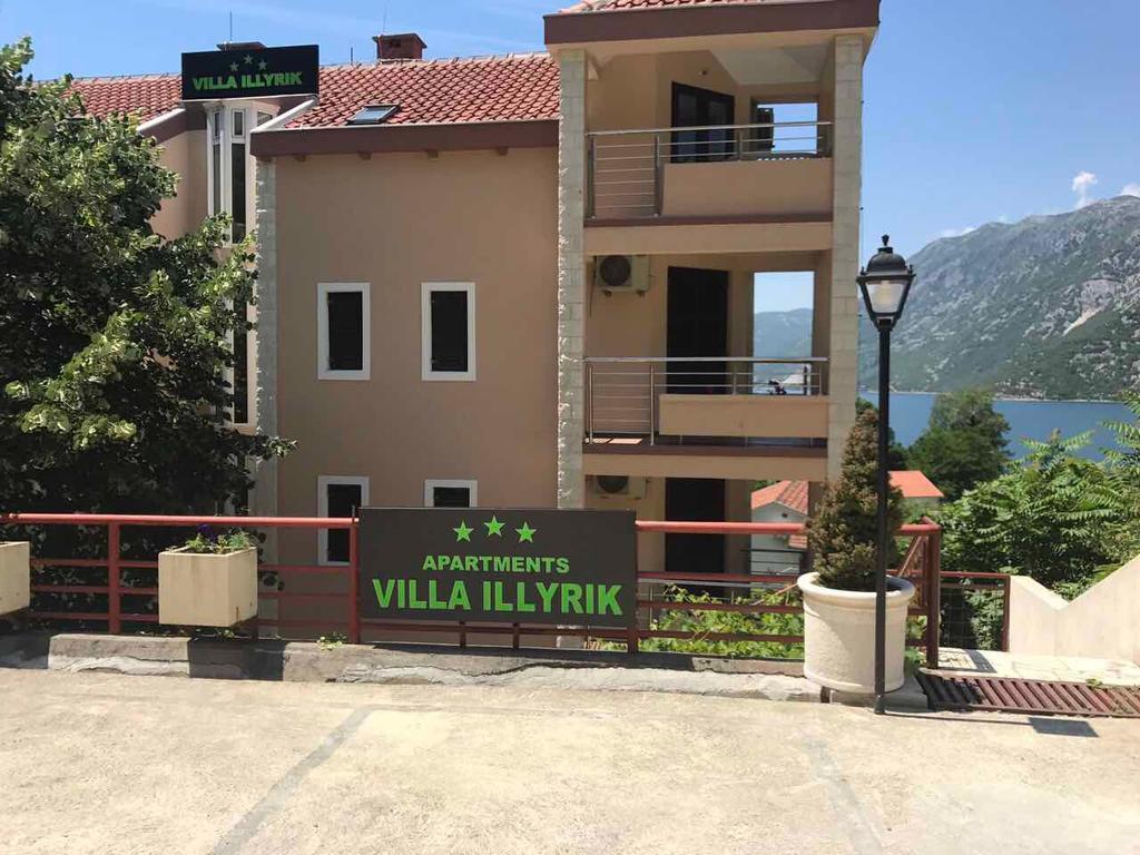 Apartments Villa Illyrik Risan Eksteriør bilde